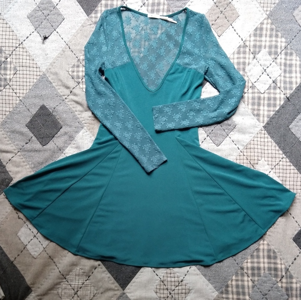 Kimchi Blue Lace Skater Dress